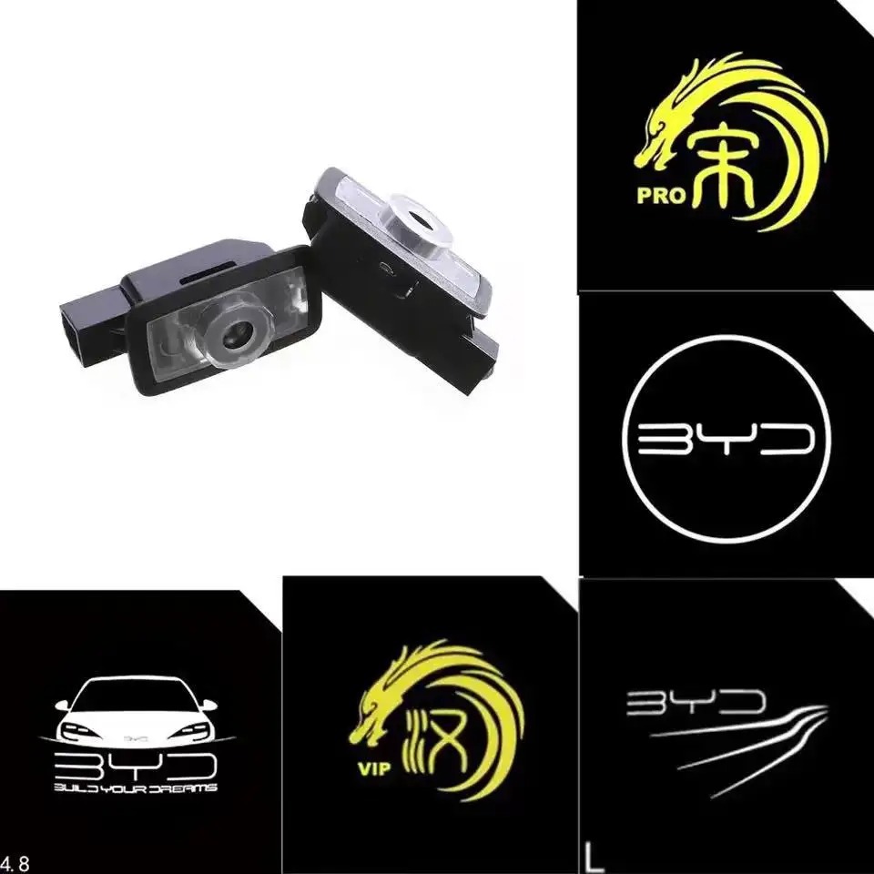Aplicable a BYD Han lámpara de bienvenida HanEV / DM / DMI / DMP / Han lámpara de proyección vidrio no se desvanece bienvenida