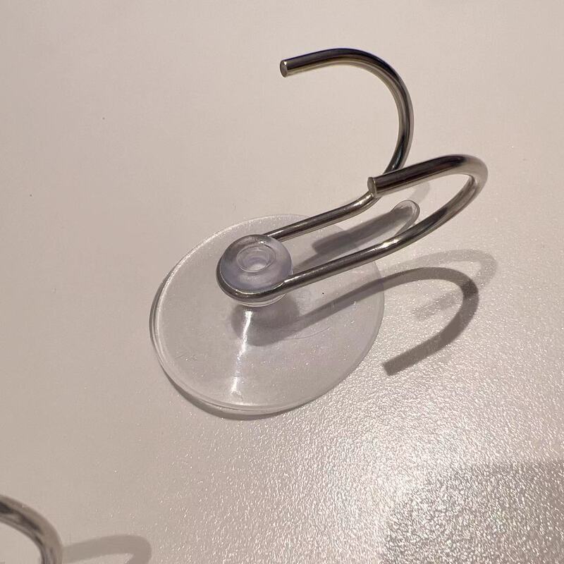 Cross-border Amazon Suction Cup Hook Glass Suction Cup Tile Suction Cup Hook Traceless Plastic Vacuum Suction Cup Hook