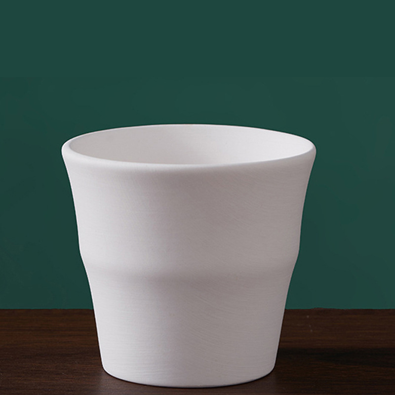 Taza de Cerámica en Blanco Cerámica para Pintar DIY, Bajo Esmalte para Manualidades DIY image 30