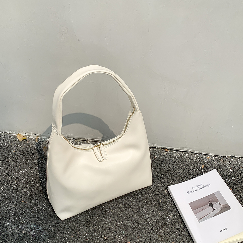 Korean Style Premium Niche Crossbody Bag, Versatile Simple Large Capacity Tote, Soft Faux Leather Shoulder Bag For Women's Daily Use - Thumbnail 6