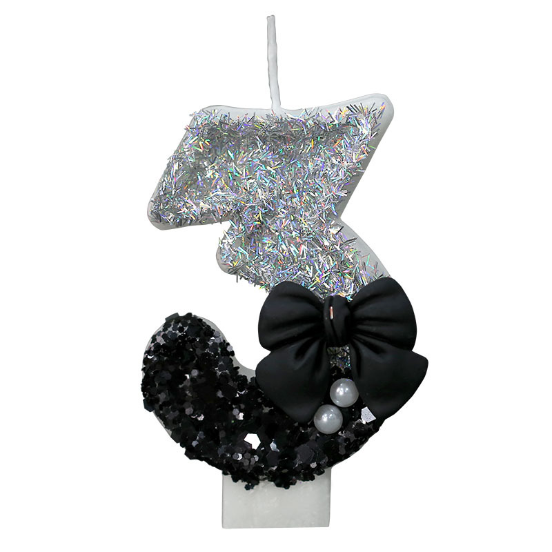 Vela de cumpleaños transfronteriza e-commerce creativo vela digital arco perla Vela decorativa para AliExpress Amazon