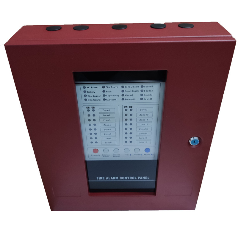 ac90-270v Fire Alarm Control Panel with sixteen Zones