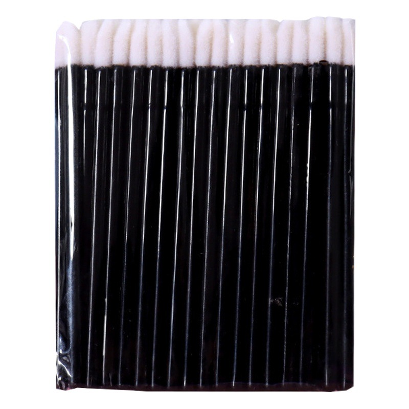 Kunteng flocking lip brush stick high color value no hair loss no odor small and light solid lip brush beauty tool