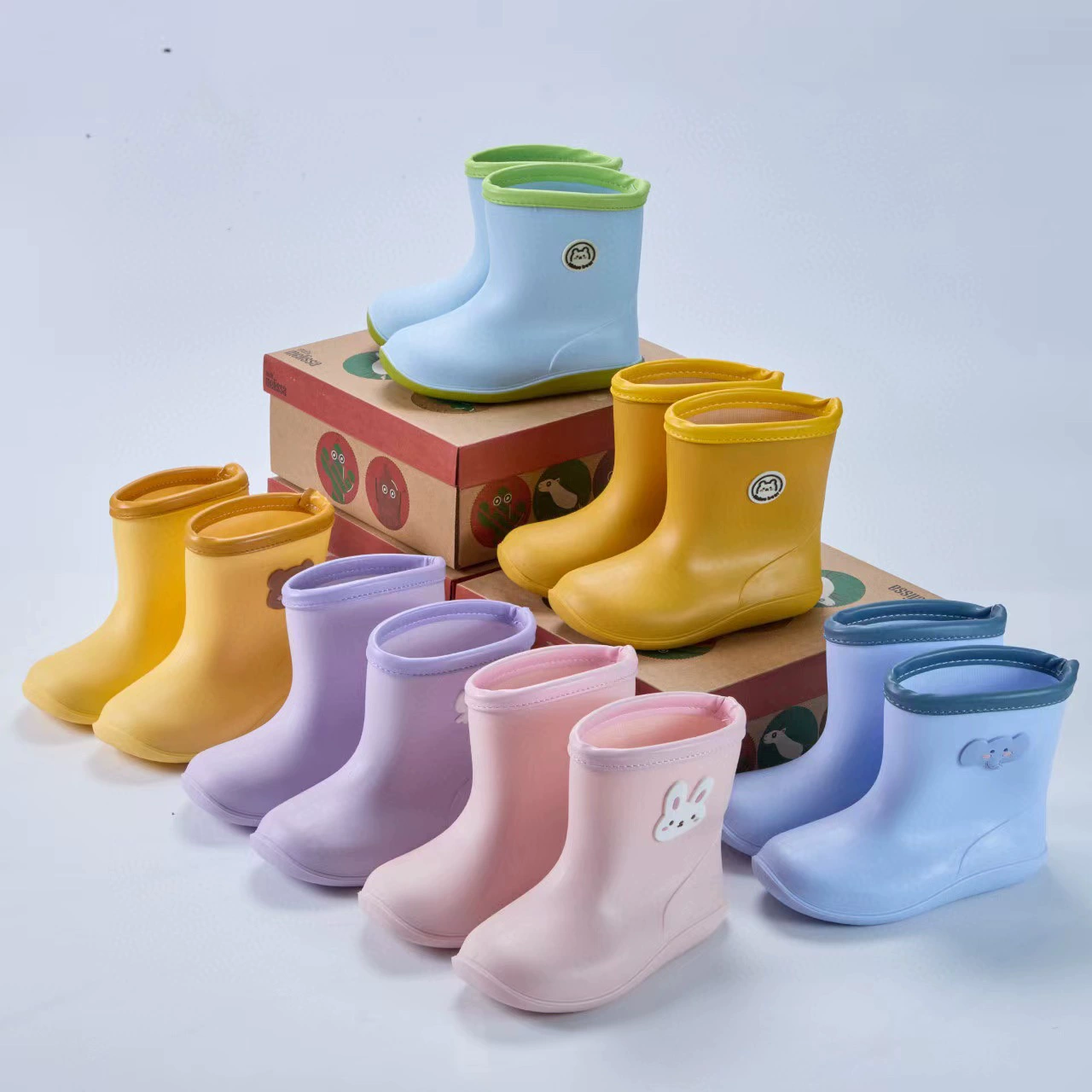 2025 Мелисса новый стиль желе обувь детский дождевой сапог водная обувь melissa пляжная обувь для девочек