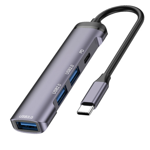 Type-C Expansion Dock Multi-port Hub 3.0 Splitter Adapter with Power Delivery for Computers Laptops Tablets USB Drives Phones