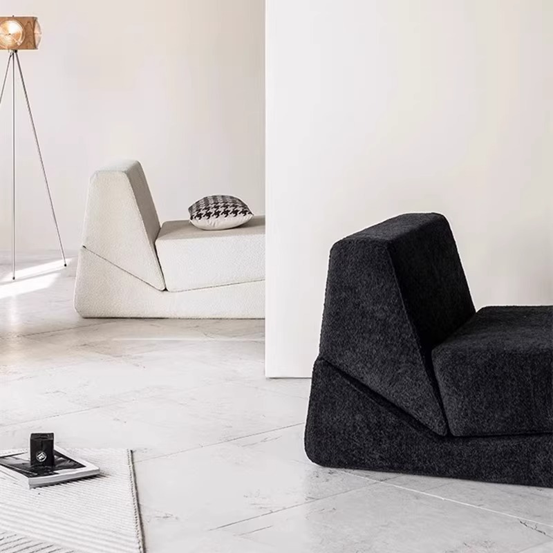 Sofá perezoso de compresión de vacío tatami se puede acostar y dormir en la sala de estar del dormitorio ventana flotante ocio sofá individual