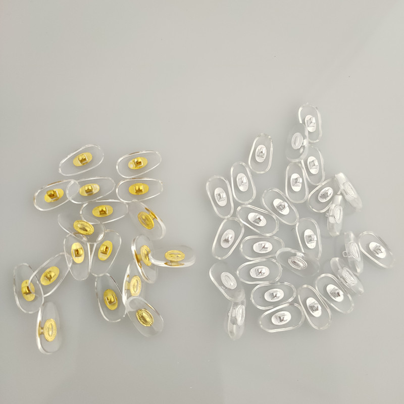 眼鏡鼻托卸売りpvcアルミ芯托葉普通眼鏡托葉鼻托上ねじ眼鏡部品鼻托|undefined