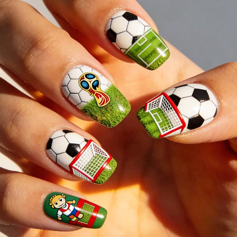 2026 New Product World Cup Football Wearable Nail Art Collection, Removable Stadium Line Nail Stickers, Fake Nails Wholesale 2026 New Product World Cup Football Wearable Nail Art Collection, Removable Stadium Line Nail Stickers, Fake Nails Wholesale