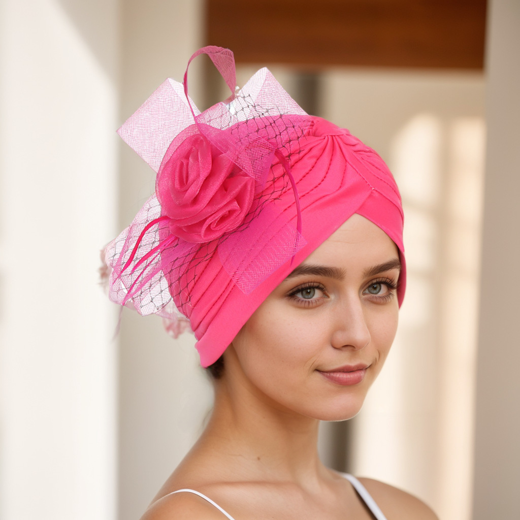 Moslimhoed Afrikaanse hoed, hoofdkap, watermeloenkap, zijbordbloem_voghion.com