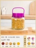 [Glass material is healthier] 2 catties rice bucket with handle