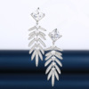 Capacious design sophisticated elegant earrings, light luxury style, 2022 collection, wholesale