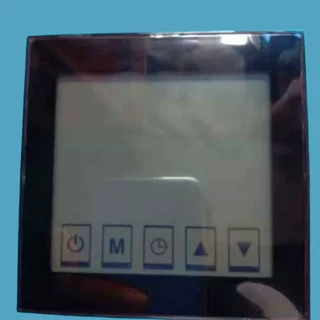 厂家供应电采暖温控器智能面板触摸屏墙暖开关地暖数显温控器
