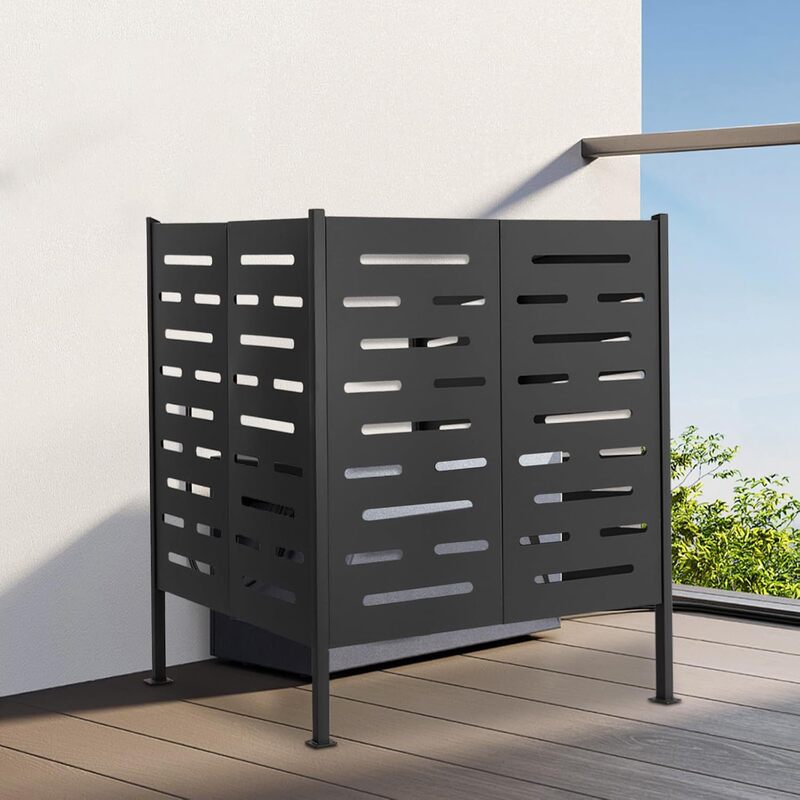 Outdoor Patio Privacy Screen Air Conditioner Fence, Community Courtyard Fence Guardrail, Air Conditioner Outdoor Unit Fence Protection Outdoor Patio Privacy Screen Air Conditioner Fence, Community Courtyard Fence Guardrail, Air Conditioner Outdoor Unit Fence Protection