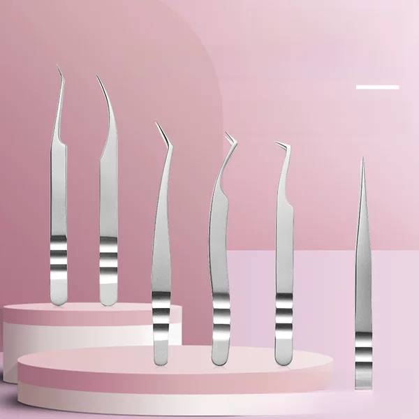 Chinoiserie Eyelash Tweezers Recommend Eyelash Artist's High-Precision Tweezers with Multiple Flowering Grafting Eyelash Clips Ukrainian Eyelash Tweezers