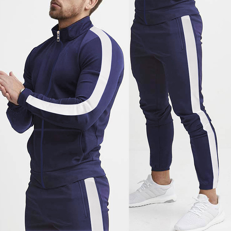 Transfronterizo europeo y americano otoño e invierno nuevo traje deportivo casual para hombres traje casual para hombres con capucha moda deportiva