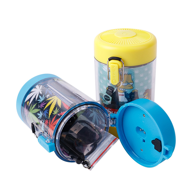 002IB弹窗LED储存罐带磨烟器