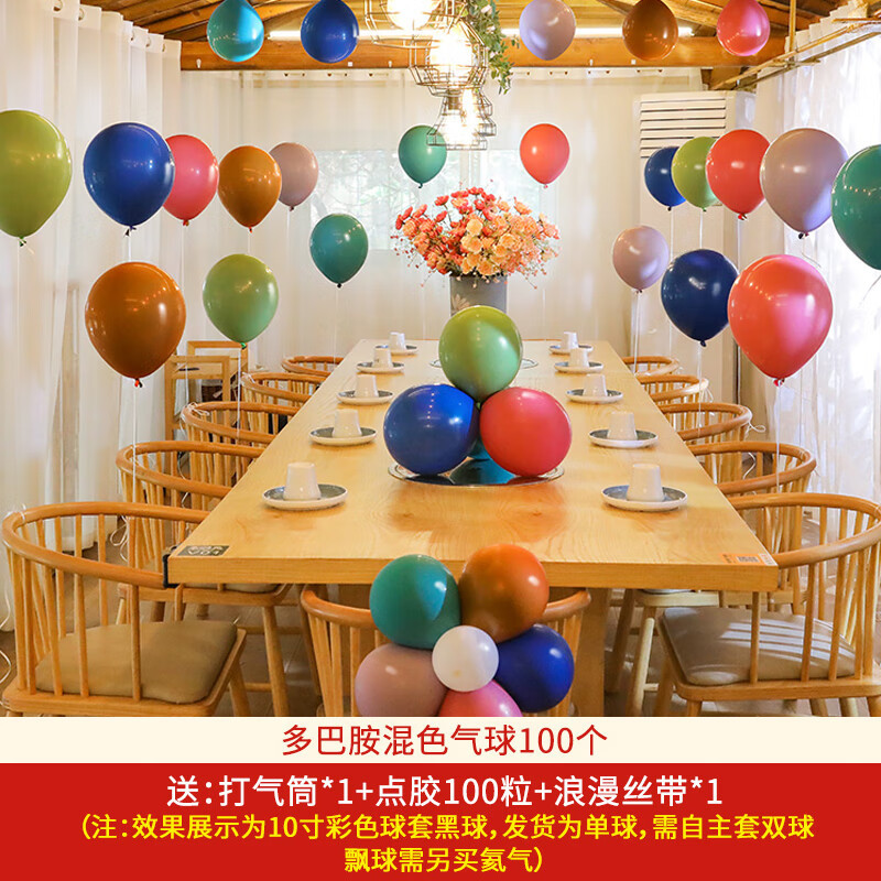 Escenas de atmósfera de globo macarón para niños no tóxicos cumpleaños globo decoración al por mayor dopamina espesado