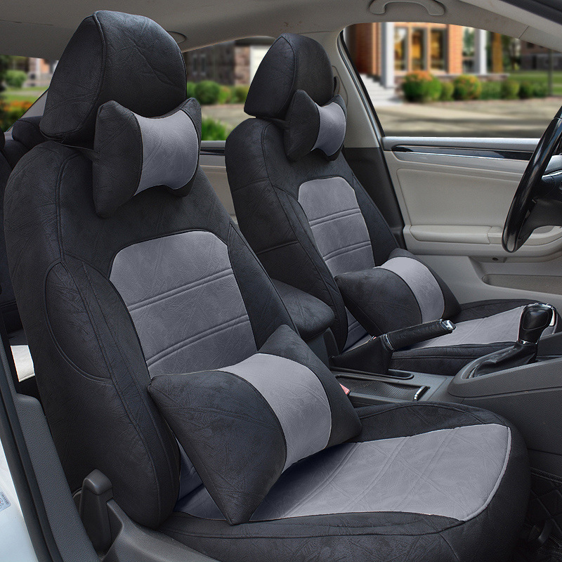 고급 테크니컬 천 - 블랙 + 그레이 압착 스타일