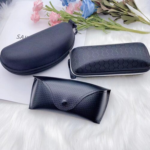 Fashion Sunglasses Case for Women, Flat Glasses, Myopia Glasses, Reading Glasses, Eyeglass Case, Eyeglass Bag, Eyeglass Cloth, Children's Eyeglass Case