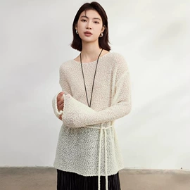 女式针织衫;毛衣;时尚休闲套装
