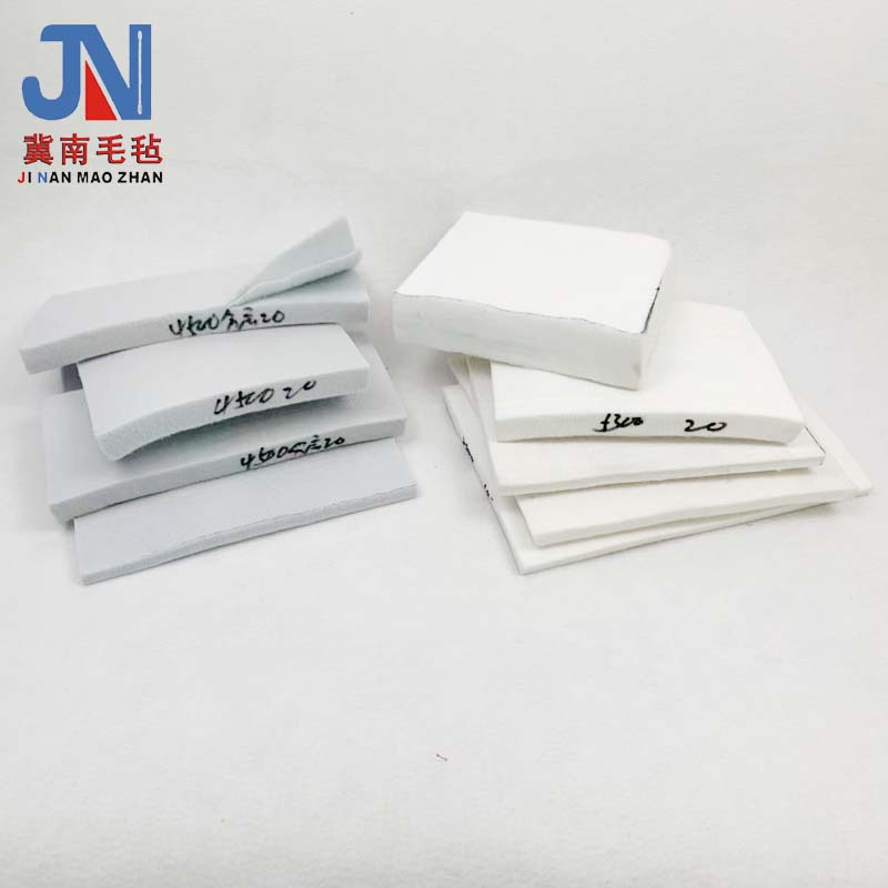 供应分切机毛毡 钢板用化纤毛毡 加厚白色大化化纤毡 分层化纤毡