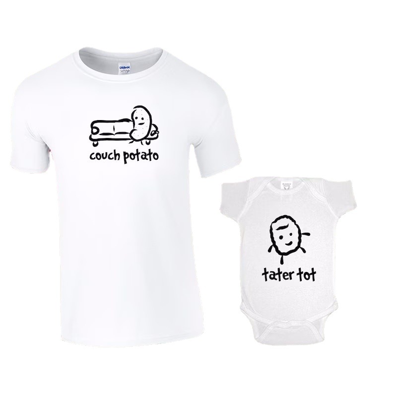 Diferentes ropa de padre-hijo bebé de manga corta de algodón ropa de la vaina del bebé retrato de la familia foto madre-hijo ropa de las mujeres ropa de la foto