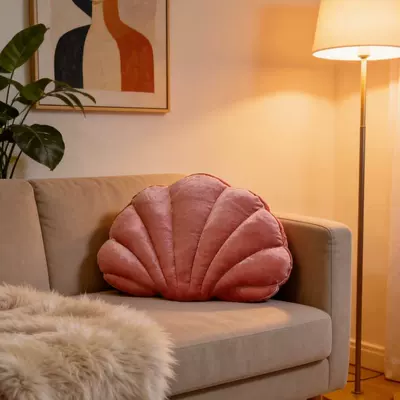 Office Marine Animal Pillow, Oyuncaq yastıqlar - bean-paste-powder-shell-4025-small-size