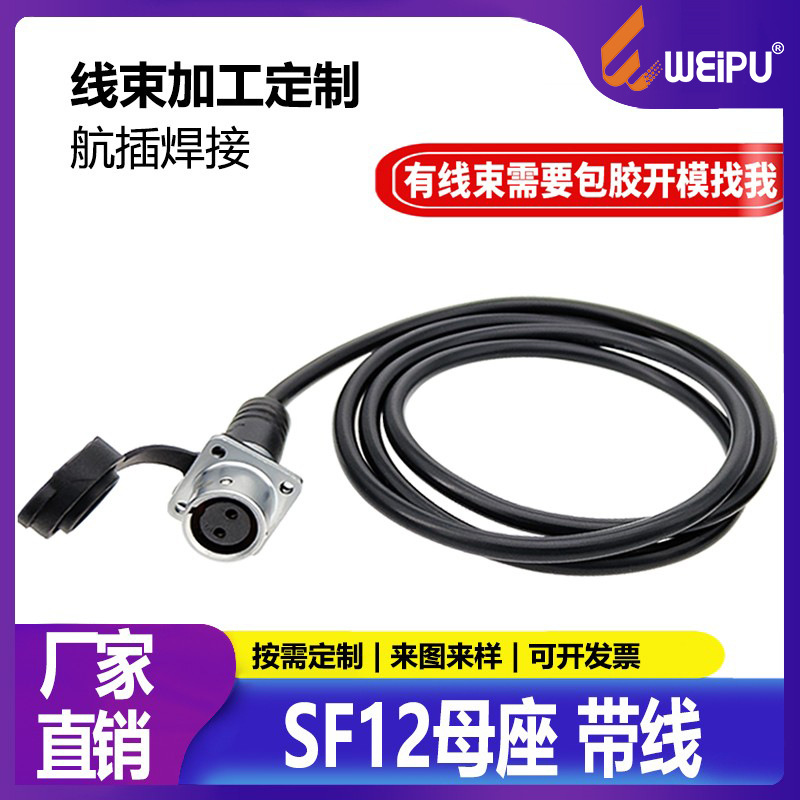 威浦SF12线束加工CNLEIFU杜邦线硅胶端子厂电子连接线材插头