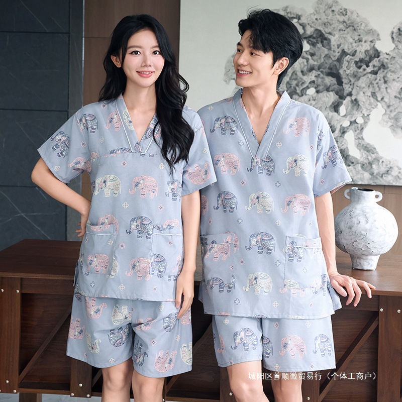 스웨트 옷 여성용 연화 코튼 목욕 가운 사우나 옷 남자 세트 플러스 사이즈 입욕 옷 발 치료 홈 옷 파자마