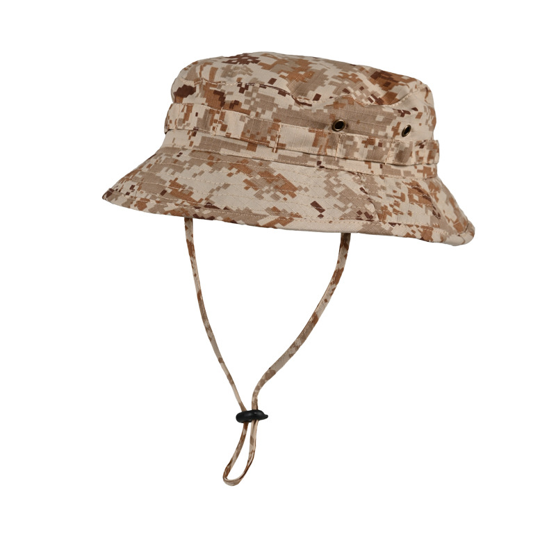 Sombrero de pescador de ala ancha transfronterizo, gorra deportiva para hombre para exteriores, sombrero de ciclismo con protección solar, sombrero de camuflaje para montañismo.