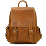Ретро школьный рюкзак подходит для мужчин и женщин, сумка для путешествий, европейский стиль, из натуральной кожи
