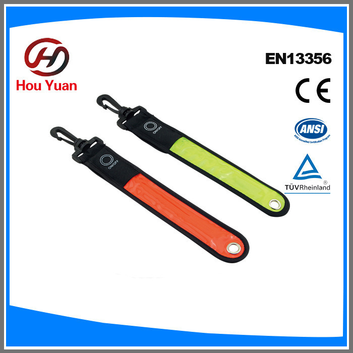 厂家直供LED反光手腕带安全交通指挥LED腕带夜间施工EN13356标准