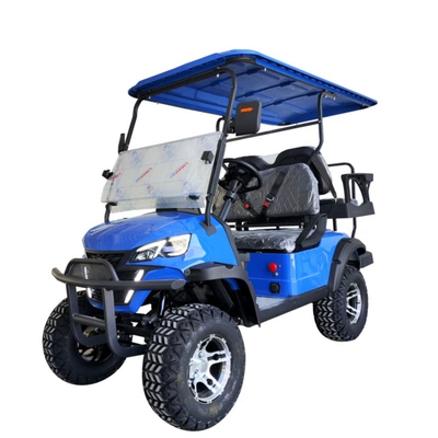 Factory Direct Sales Factory 2-Seater 4-Seater Four-Wheel Golf Cart Tourist Attractions Sightseeing Car Electric Golf Cart (Elektrikli qolf avtomobilləri) - blue