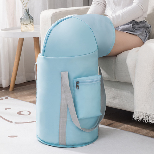 Travel storage footbath bag, outdoor portable water basin, aluminum film insulation, thickening and heightening folding bucket, footbath bucket