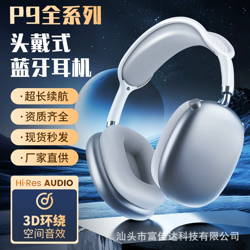 Noise-Canceling Headphones, a Popular Wireless Bluetooth Stereo Headset with Long Battery Life and High Quality from Huaqiangbei, Cross-Border Version