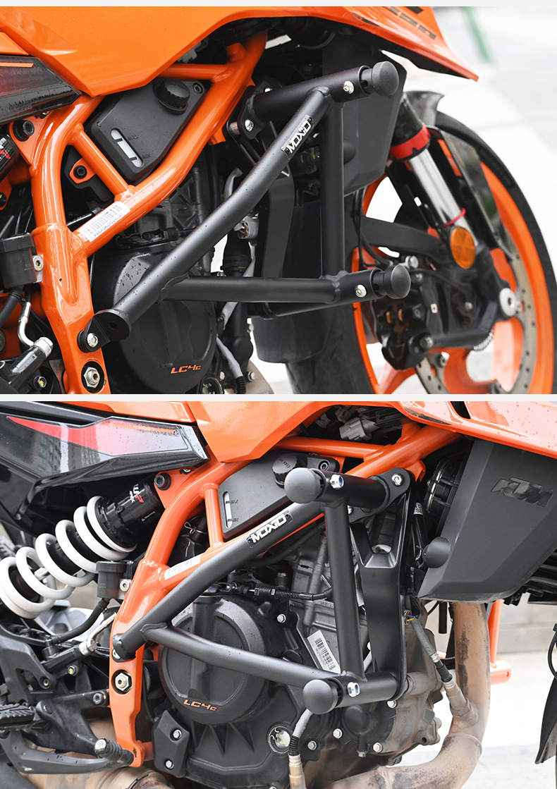 Suitable for 24 Ktm390 Bumper Competitive Bumper Anti-Collision and Anti-Fall Bumper Motorcycle Front Bumper Modification Accessories