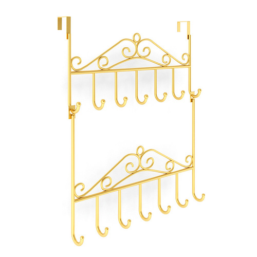 Hook Behind the Door Without Drilling Door Hanging Clothes Rack Wall Mount Clothes Hanger Strong Wall Hanging Gadget Storage Rack Clothes Organizer