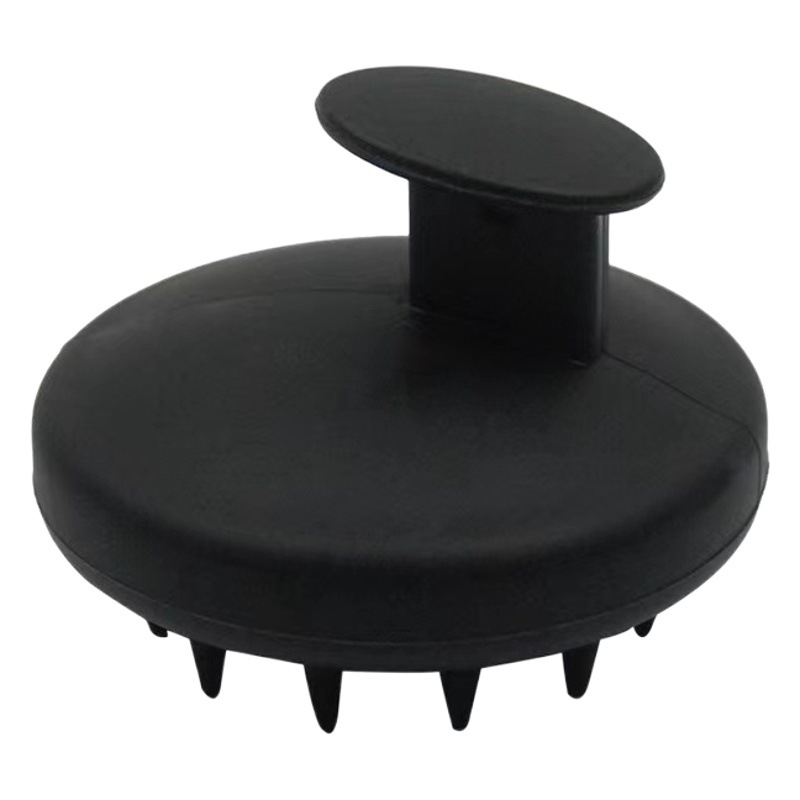 Cepillo de champú de silicona cepillo de masaje integrado lavado de cabello portátil champú peine cabeza cepillo limpieza cuero cabelludo fábrica al por mayor