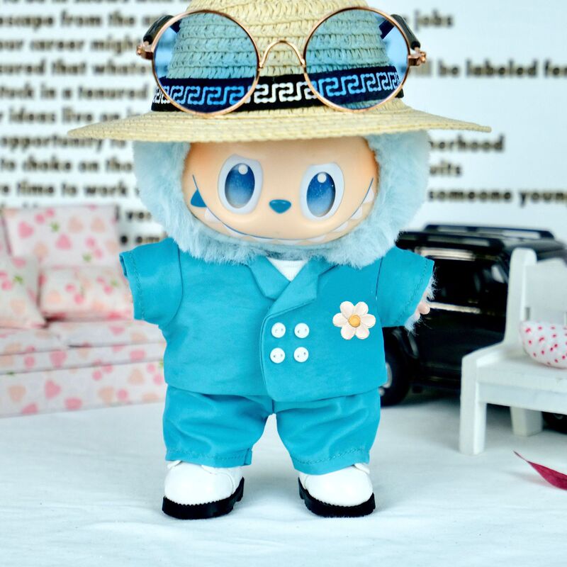 [Full Clothes Only] Labubu First/Third Generation Clothes 17cm Labubu Baby Clothes Doll Doll Fashion Suit