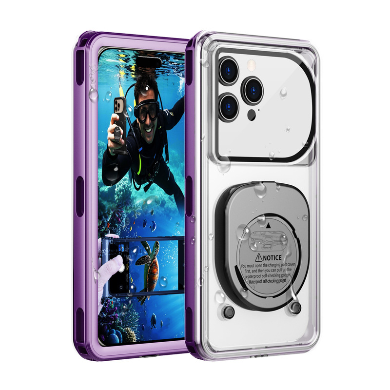 自己検査防水携帯電話ケース完全密封 Apple Huawei Samsung 防雨、落下防止、雪防止携帯電話ケースダイビングに適しています|undefined