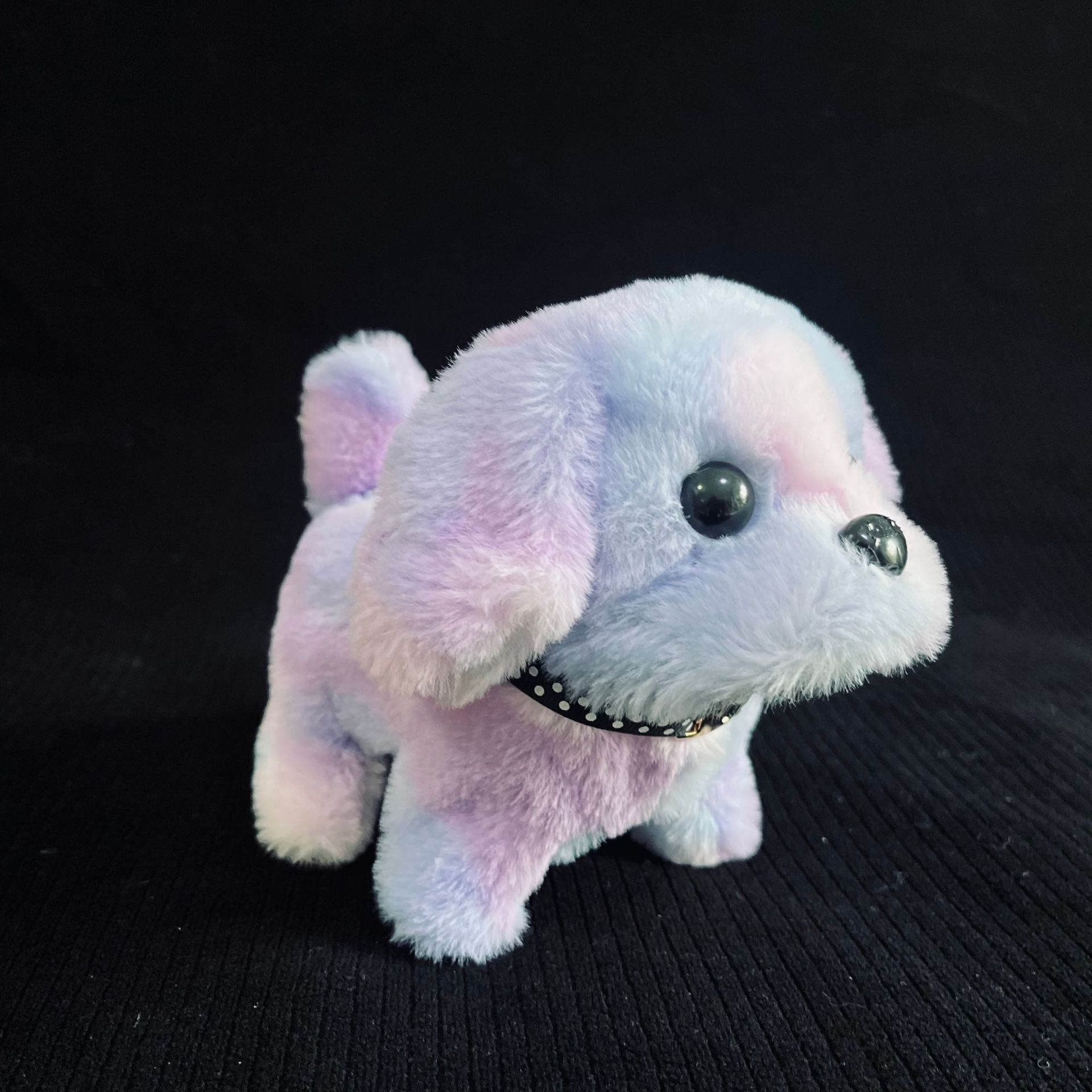 Colorful blue dog