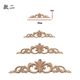 Supply European style decal furniture decoration accessories Dongyang wood carving rubber wooden door cabinet carved long patch retail