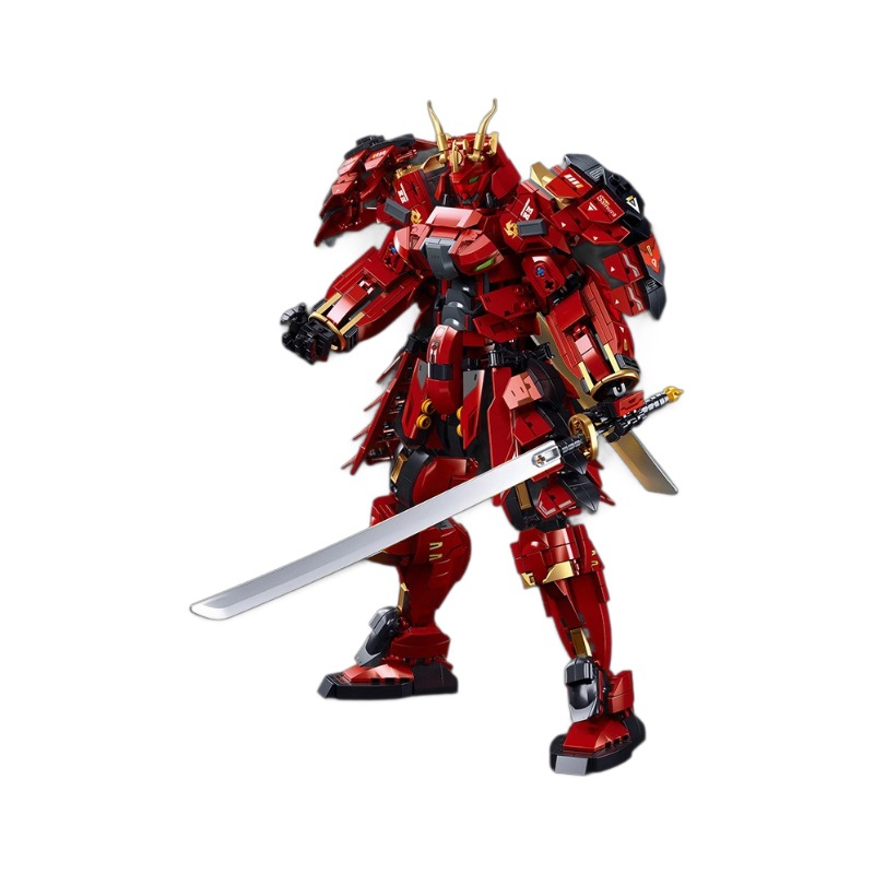 Poco Luban bloques de construcción B1183-5 Jiafei Guerrero nieve escena Phantom Mech modelo montado juguete regalo