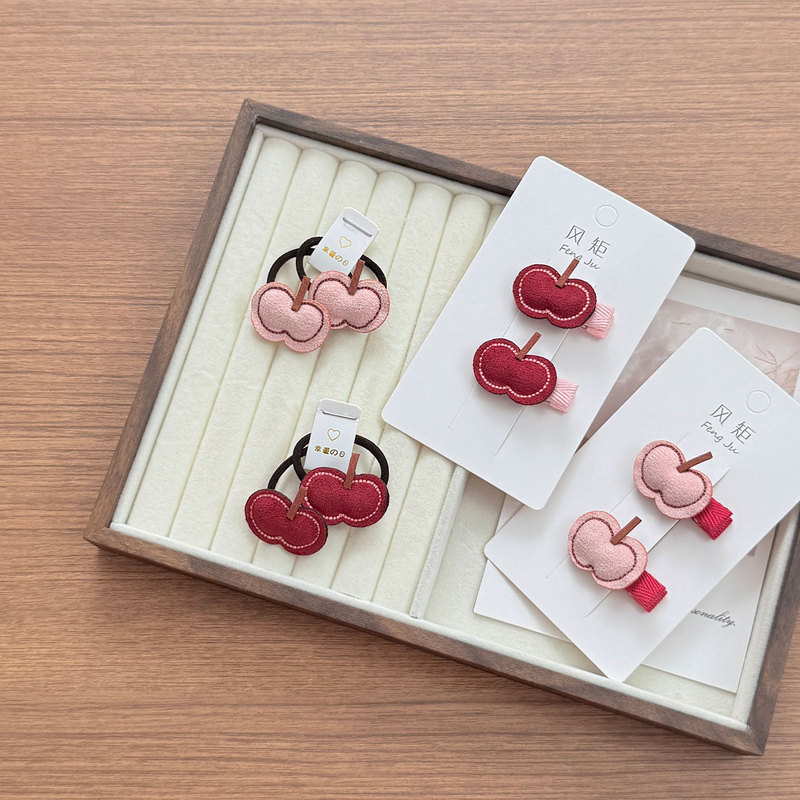 Children's Apple Hair Accessories Autumn/Winter New Style All-Cloth Hair Clips for Infants and Toddlers, Soft Fabric Cloud-Feel Headwear Hairpins, Flat Clips Children's Apple Hair Accessories Autumn/Winter New Style All-Cloth Hair Clips for Infants and Toddlers, Soft Fabric Cloud-Feel Headwear Hairpins, Flat Clips