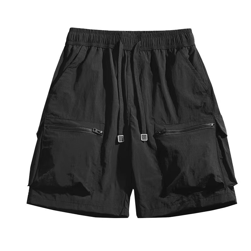 工装裤宽松运动休闲裤夏季男女情侣冰丝速干短裤户外透气轻薄五分|undefined