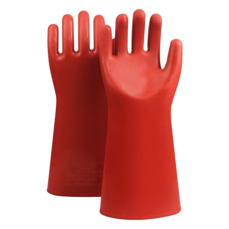 Hengju 5кВ-35кв высокого и низкого напряжения электрик 12кв изоляционные перчатки Специальные резиновые прочные рабочие перчатки