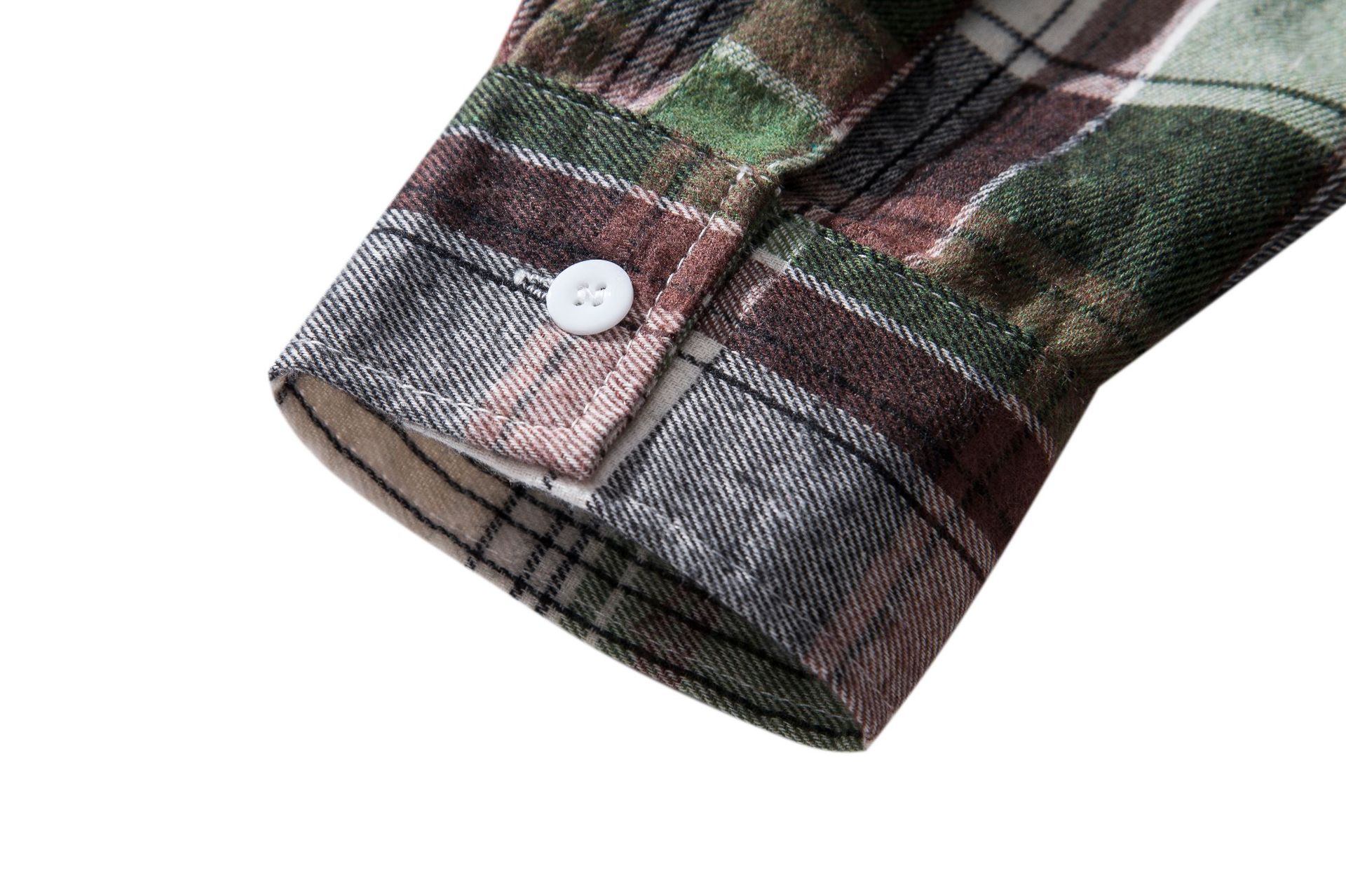 Herren Flanellhemd Mit Kapuze Kariertes Oversized Freizeithemd_voghion.com