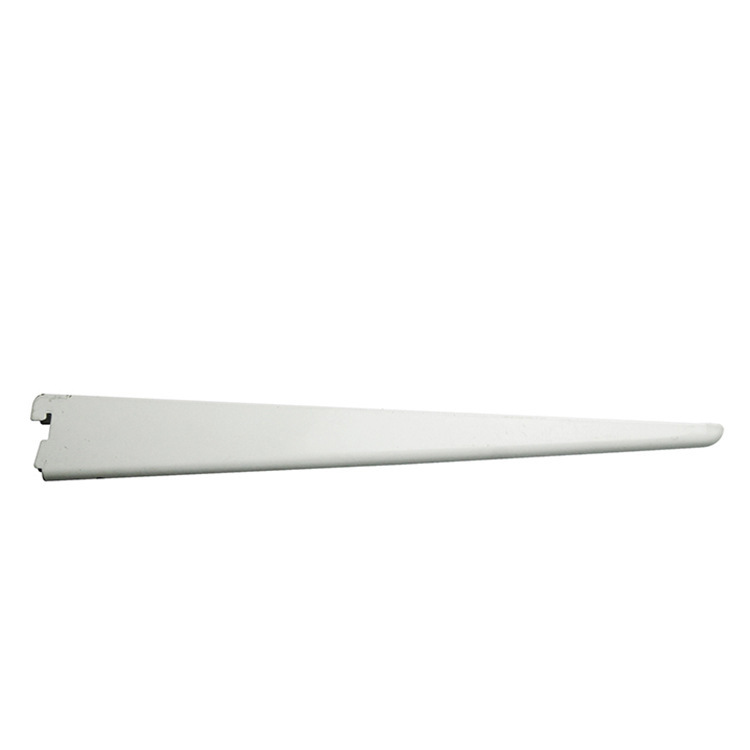 Foshan hardware tarjeta doble fila columna aerosol blanco supermercado estante placa soporte ropa pantalla estante soporte brazo soporte