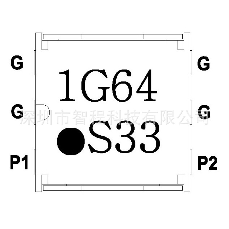 Partron IL05AL1643AAE IL05AR1643AAE 1626-1660MHz 贴片隔离器