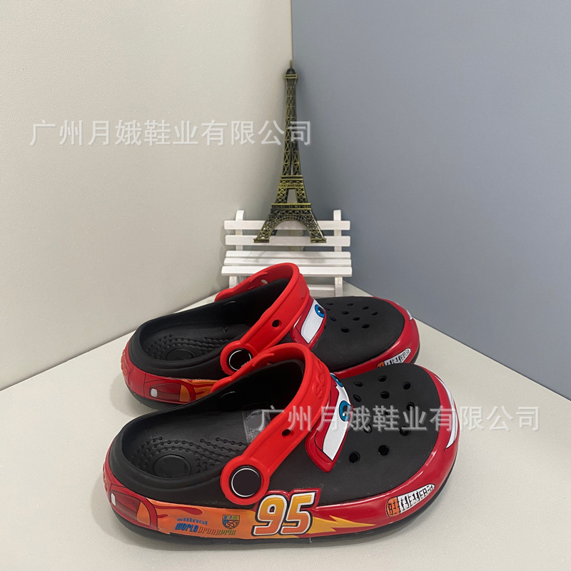 Croos  95汽车洞洞鞋麦昆联名款男女同款户外男女童鞋沙滩包头凉|undefined